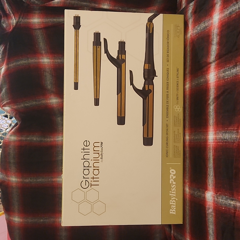 BaByliss PRO Graphite Titanium IONIC CURLING SET